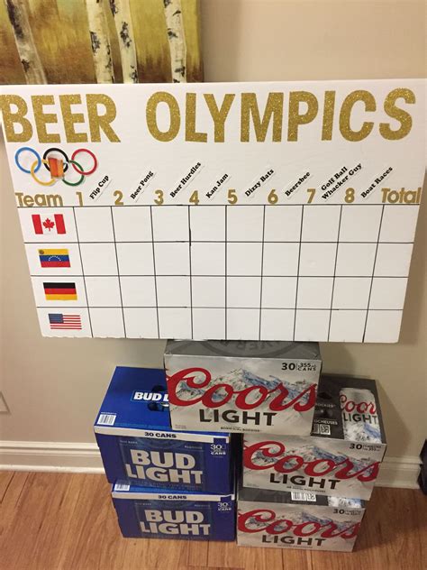 beer olympics games ideas